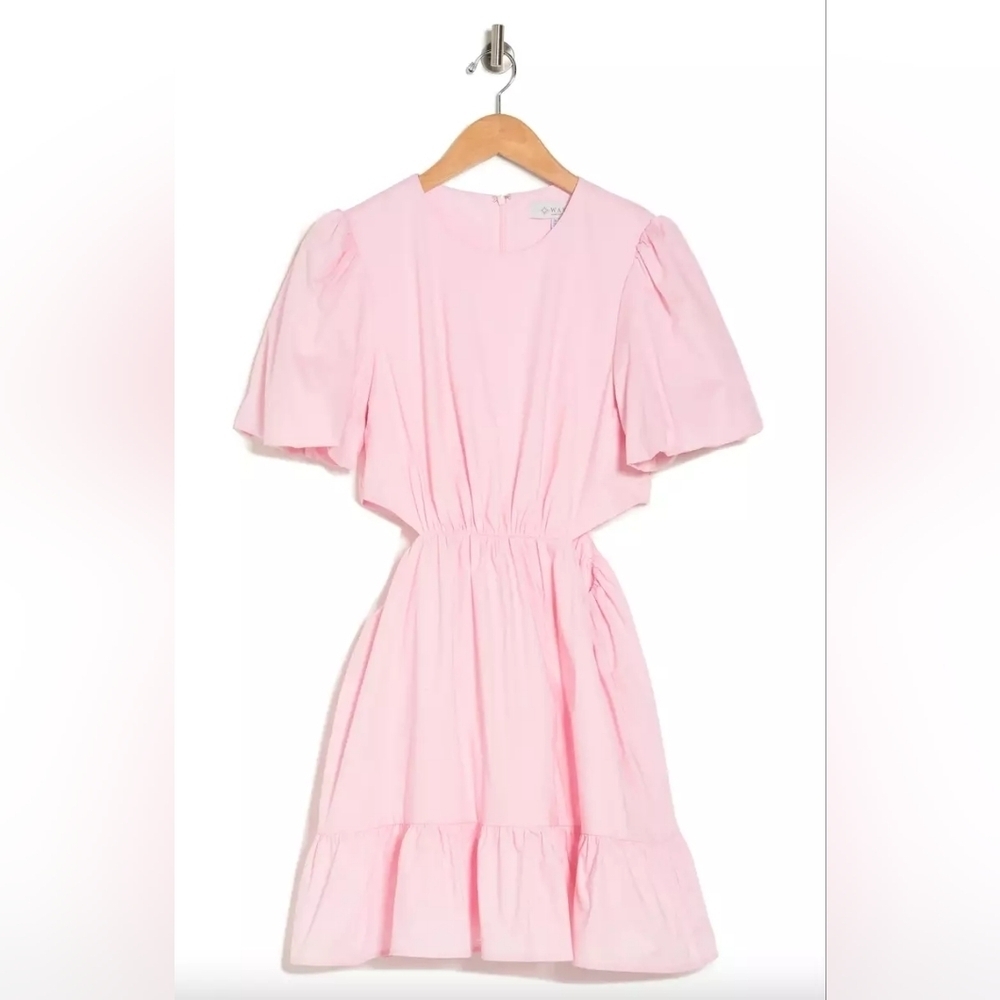 WAYF Puff Sleeve Side Cutout Minidress NWOT - Picture 16 of 16